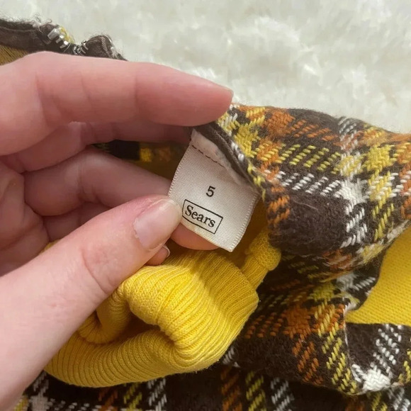 Vintage children's romper, two pieces. Jumper size 6, turtleneck size 5 - Sears - Picture 10 of 14